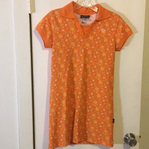 Girl’s Dockers Orange Tennis Dress: Size 10